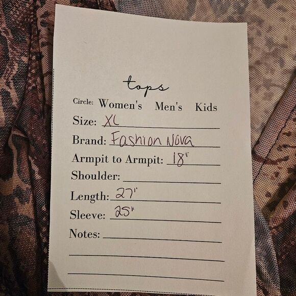 NWT Fashion Nova Snake Your Time Surplice Bodysuit. Brown - Picture 8 of 15